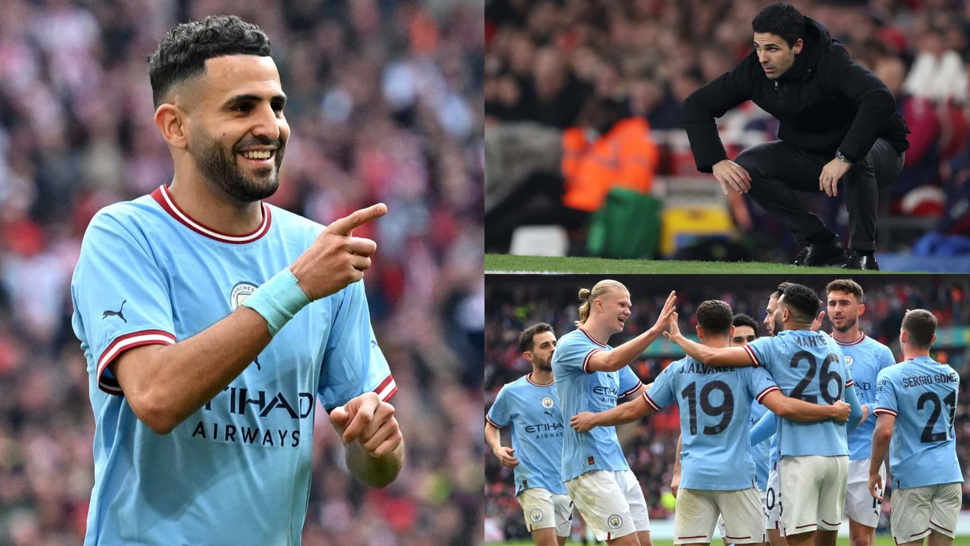 Look out, Arsenal! Winners & losers as Riyad Mahrez's wand of a left foot maintains Man City's treble charge